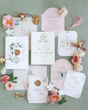 Spring Meadow | Linen Styling Mat- Rollable and Double Sided Flat Lay Styling Mat for Photographers